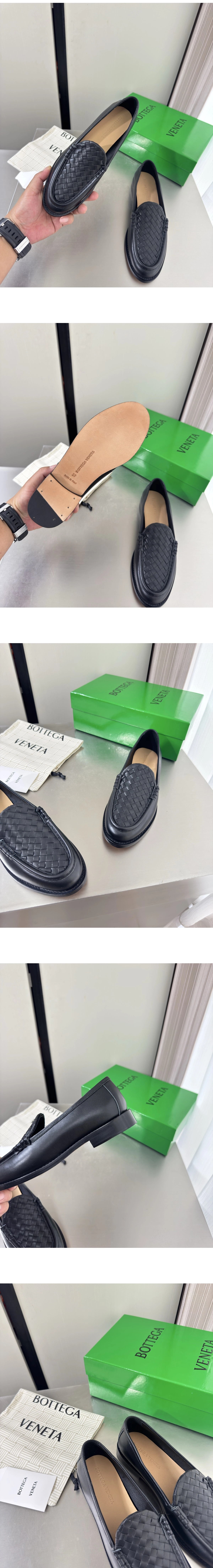 [BOTTEGA VENETA] 보테가베네타 인트레치아토모카심 실렌치오 로퍼 블랙 876126VBSDO1000