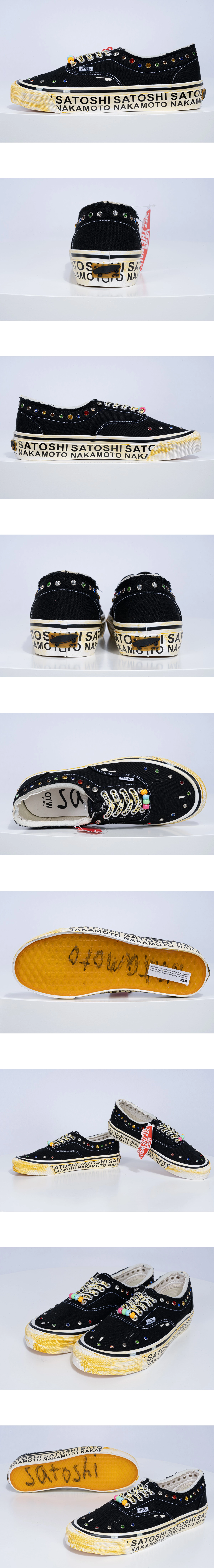 [Vans] 반스x 사토시 나카모토 에라 95 스니커즈 블랙