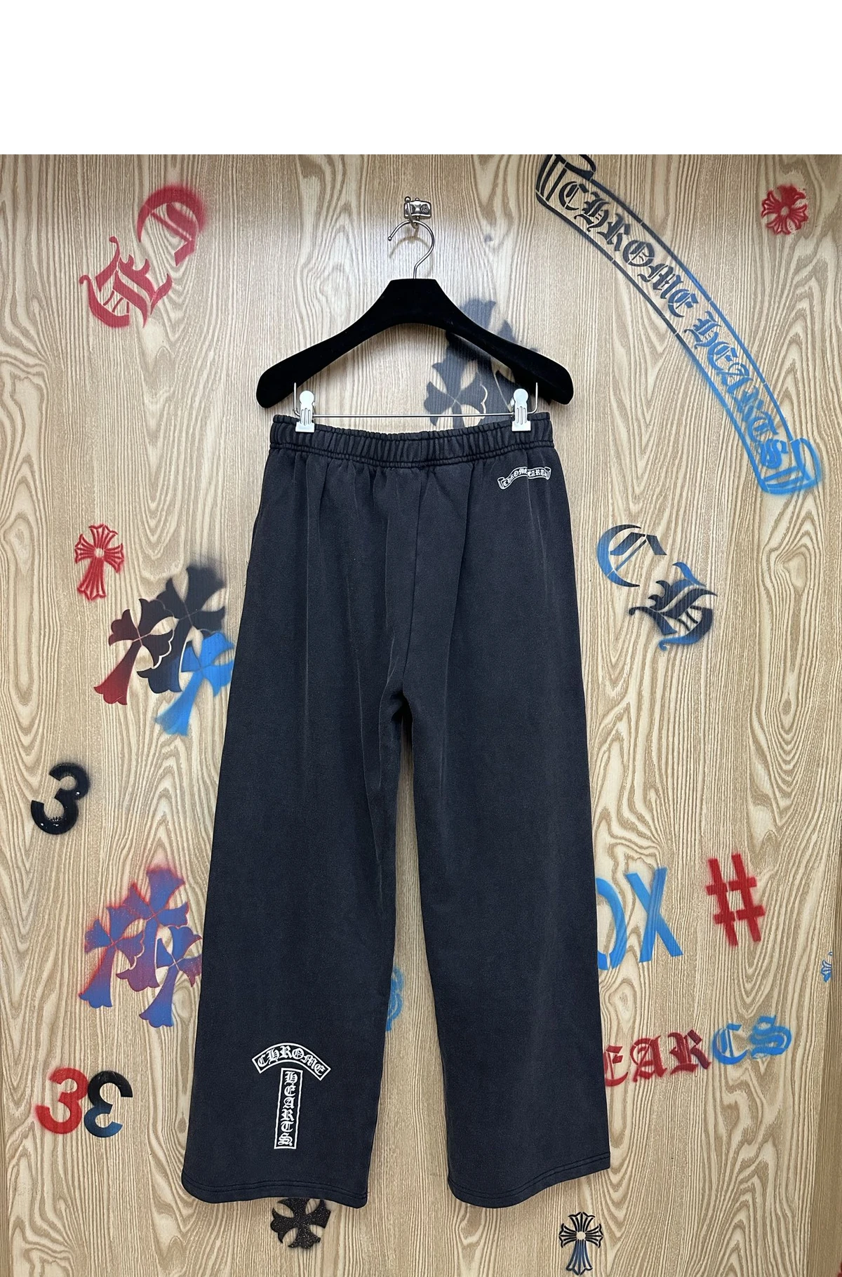 [CHROME HEARTS] 크롬하츠 소프 앤 워터 스웨트팬츠 블랙