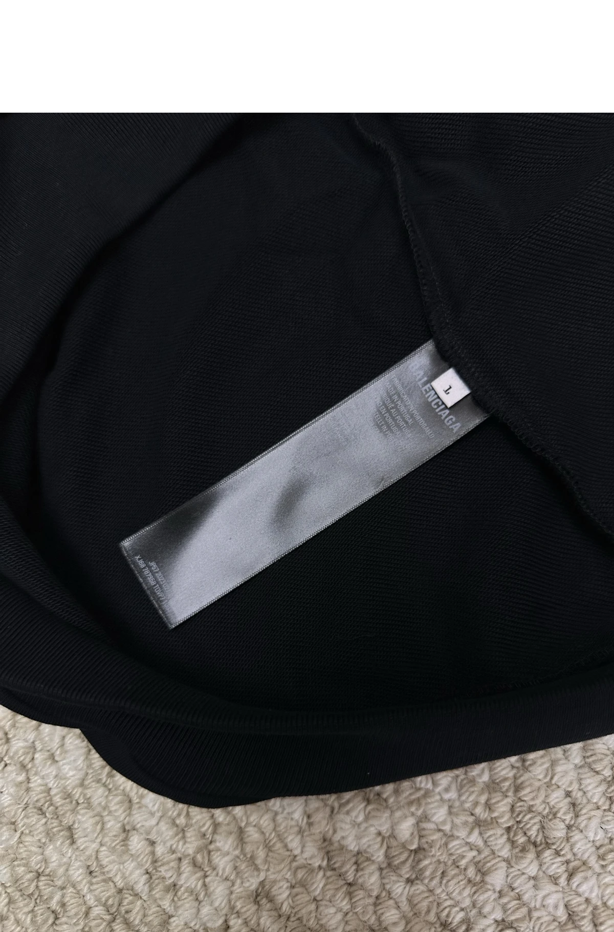 [BALENCIAGA] 발렌시아가 x 아디다스 콜라보레이션 마운틴 자수 로고 오버사이즈 후디 블랙