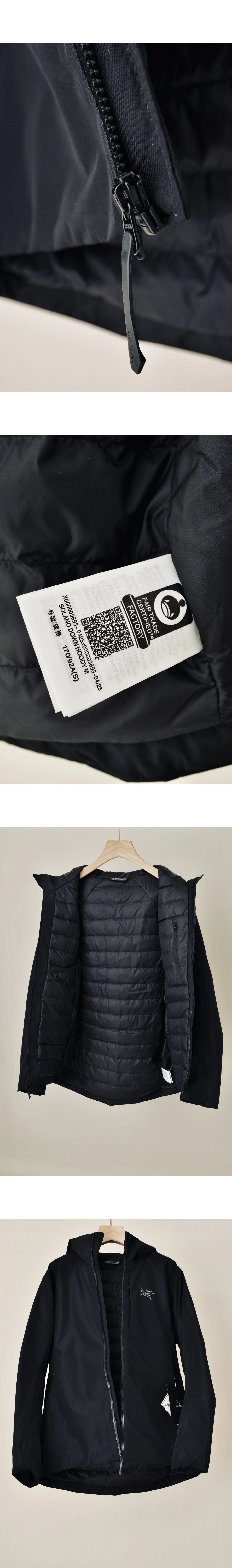 [ARCTERYX] 아크테릭스 솔라노 다운 후디 블랙
