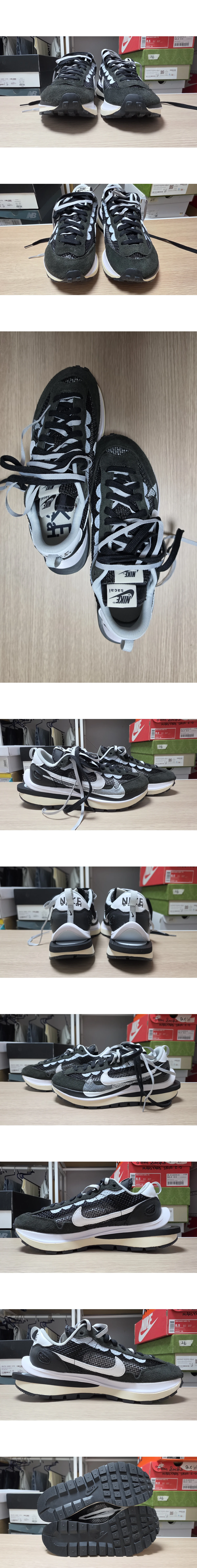 [NIKE] 나이키 X 사카이 베이퍼와플 블랙 화이트 CV1363-001 (EU42.5 / 270)