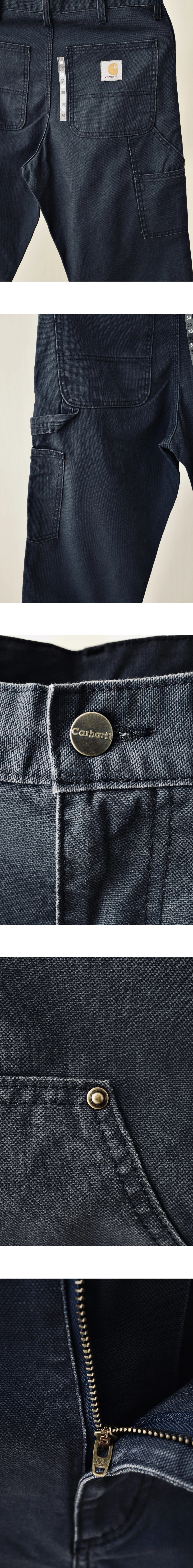 [Carhartt] 칼하트 WIP 디어본 캔버스 더블 니 팬츠 네이비