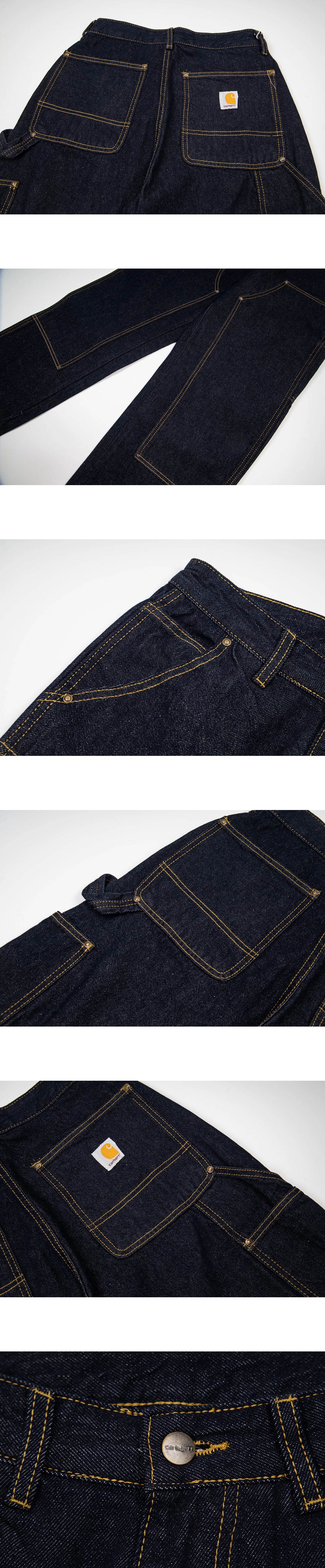 [Carhartt] 칼하트 WIP OG 더블 니 리지드 팬츠 블랙 