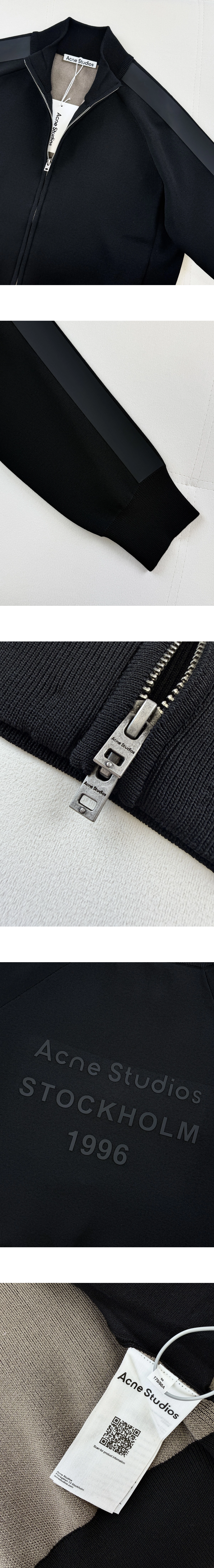 [ACNE STUDIOS] 아크네 스튜디오 로고 집 가디건