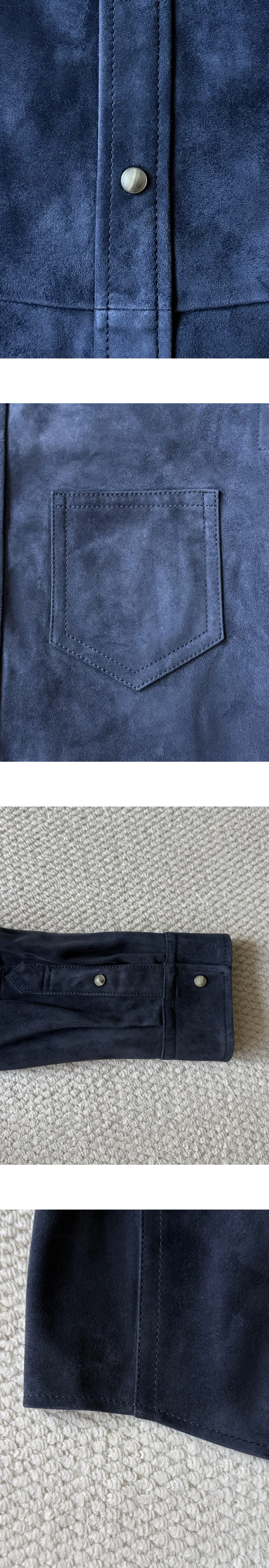 [Brunello Cucinelli] 브루넬로쿠치넬리 스웨이드 오버셔츠