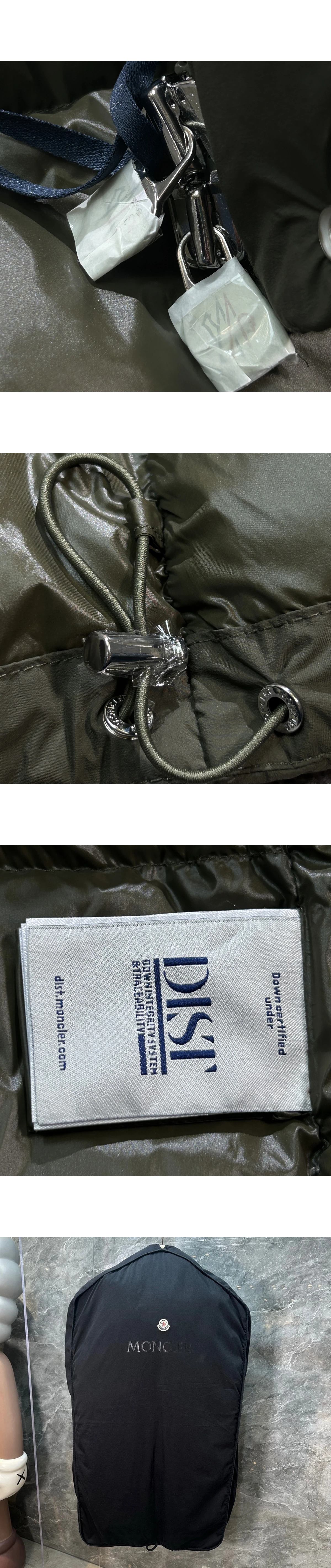 [MONCLER] 몽클레르 Maya 70 마야 후디드 쇼트 구스 다운 재킷 올리브 그린