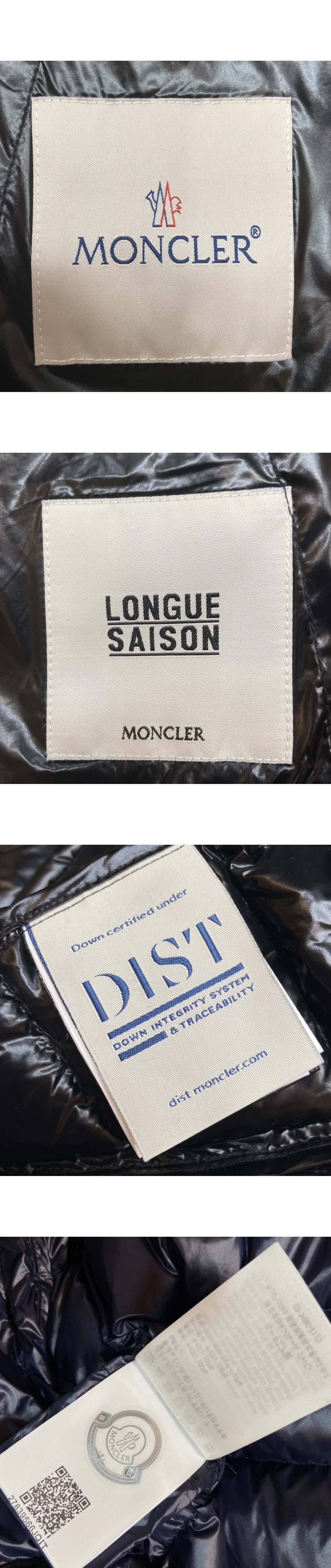 [MONCLER] 몽클레르 Acorus 아코러스 경량 쇼트 구스 다운 재킷 블랙