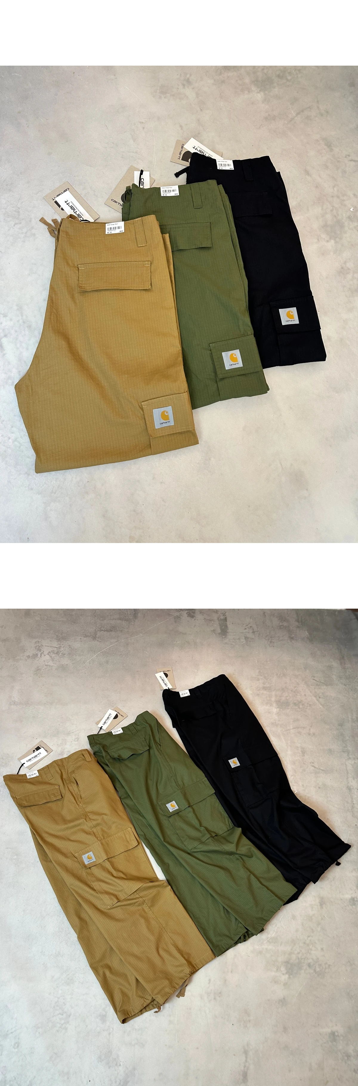 [CARHARTT] 칼하트 WIP 케이드 립스탑 릴랙스드 스트레이트 카고 팬츠