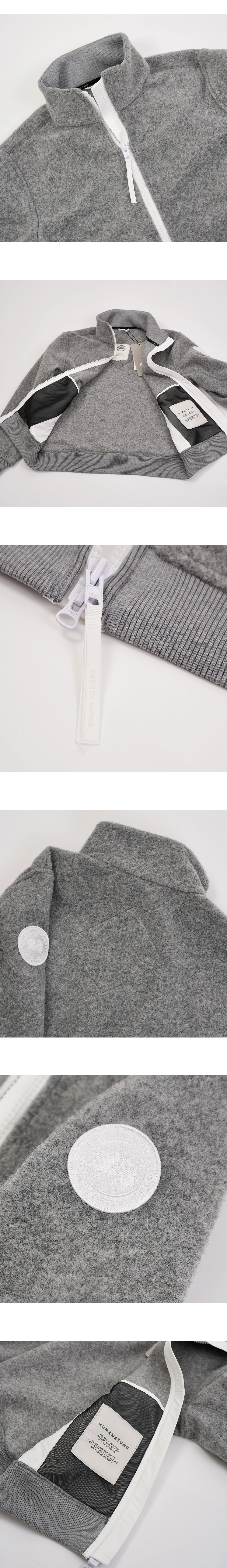 [Canada Goose] 캐나다구스 로슨 휴매니처 울 플리스 자켓 그레이